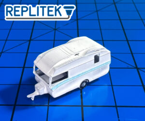 N-Gauge Vintage Caravan - 1960s Safari